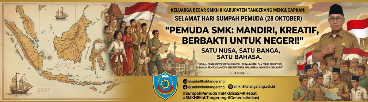 Peringati Hari Sumpah Pemuda 2026, Kepala SMKN 8 Kabupaten Tangerang Ajak Generasi Vokasi Berbakti untuk Negeri